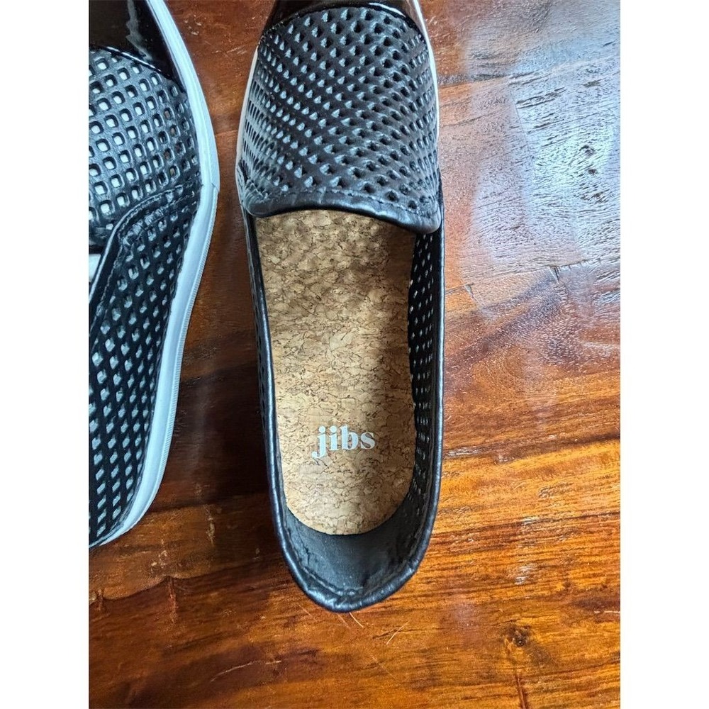 Black Slip-On Perforated Sneakers - Picture 5 of 5